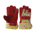 Red Cow Split Leather Full Palm Garden Work Glove-3056.10